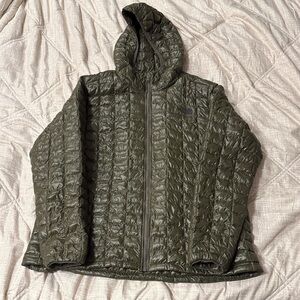 The North Face Olive Puffer Jacket XXL
